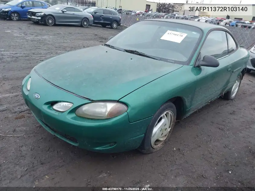 3FAFP11372R103140 2002 Ford Escort Zx2