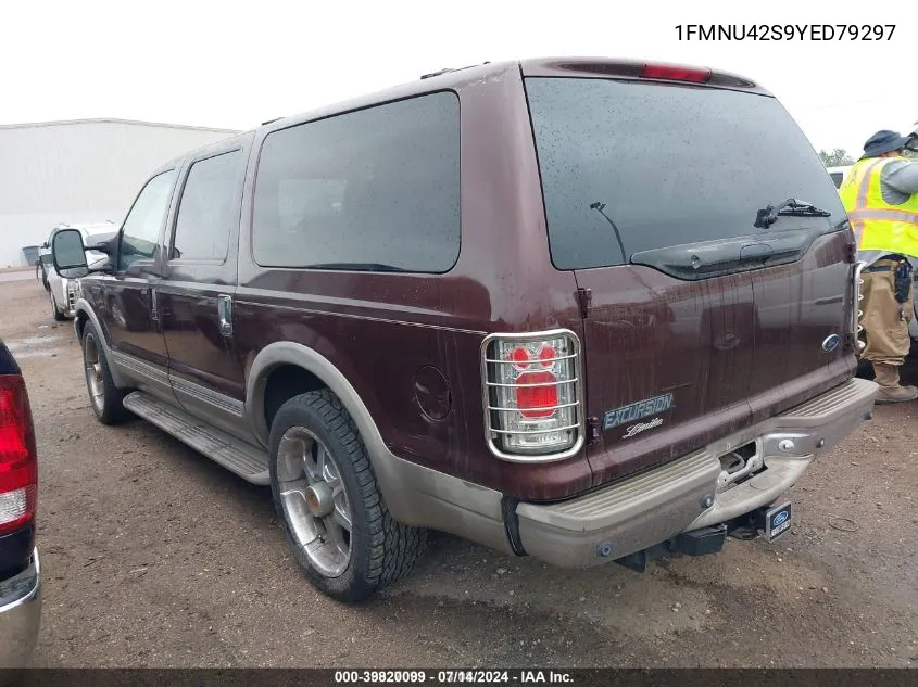 1FMNU42S9YED79297 2000 Ford Excursion Limited