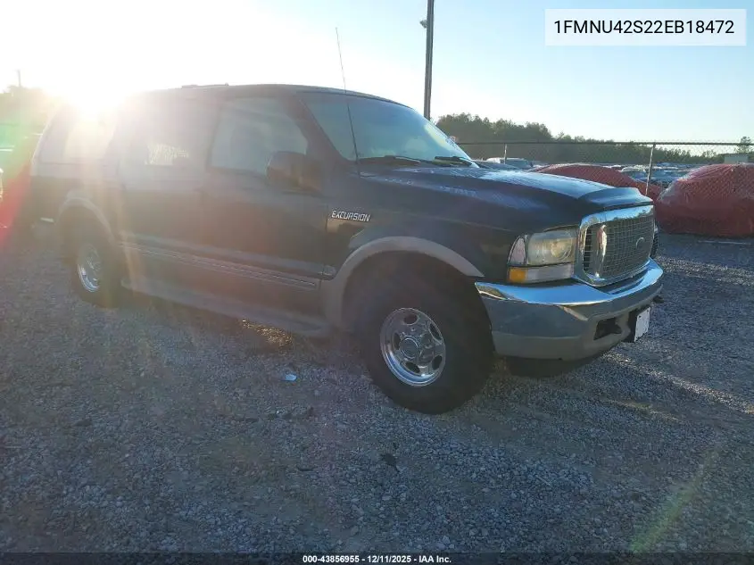 1FMNU42S22EB18472 2002 Ford Excursion Limited