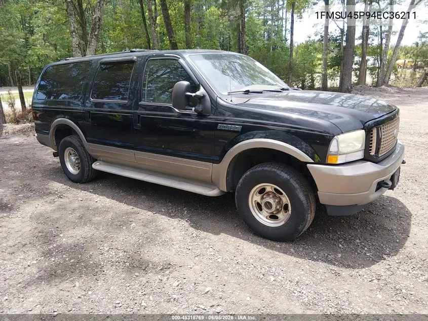 2004 Ford Excursion Eddie Bauer VIN: 1FMSU45P94EC36211 Lot: 45318769