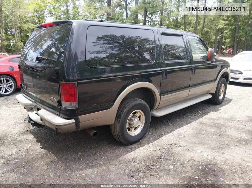 2004 Ford Excursion Eddie Bauer VIN: 1FMSU45P94EC36211 Lot: 45318769