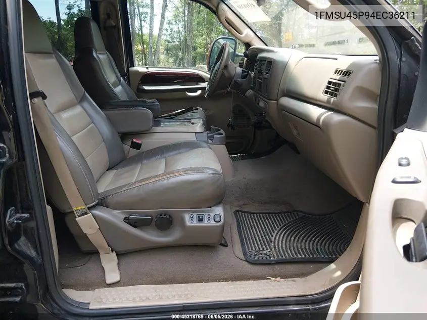 2004 Ford Excursion Eddie Bauer VIN: 1FMSU45P94EC36211 Lot: 45318769