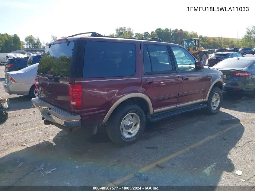 1998 Ford Expedition Eddie Bauer/Xlt VIN: 1FMFU18L5WLA11033 Lot: 40507577