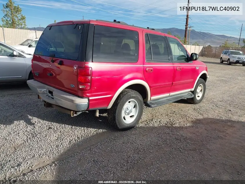1998 Ford Expedition Eddie Bauer/Xlt VIN: 1FMPU18L7WLC40902 Lot: 44693643