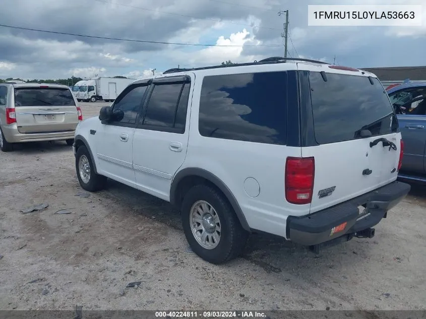 1FMRU15L0YLA53663 2000 Ford Expedition Xlt