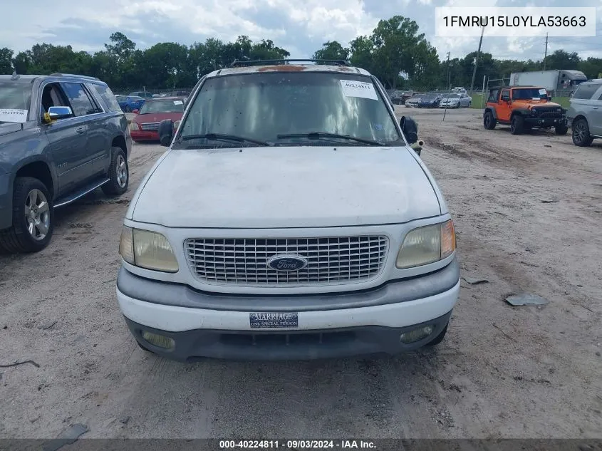 1FMRU15L0YLA53663 2000 Ford Expedition Xlt