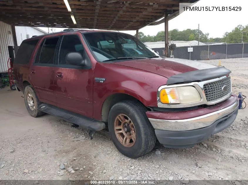 1FMRU15L7YLB15429 2000 Ford Expedition Xlt