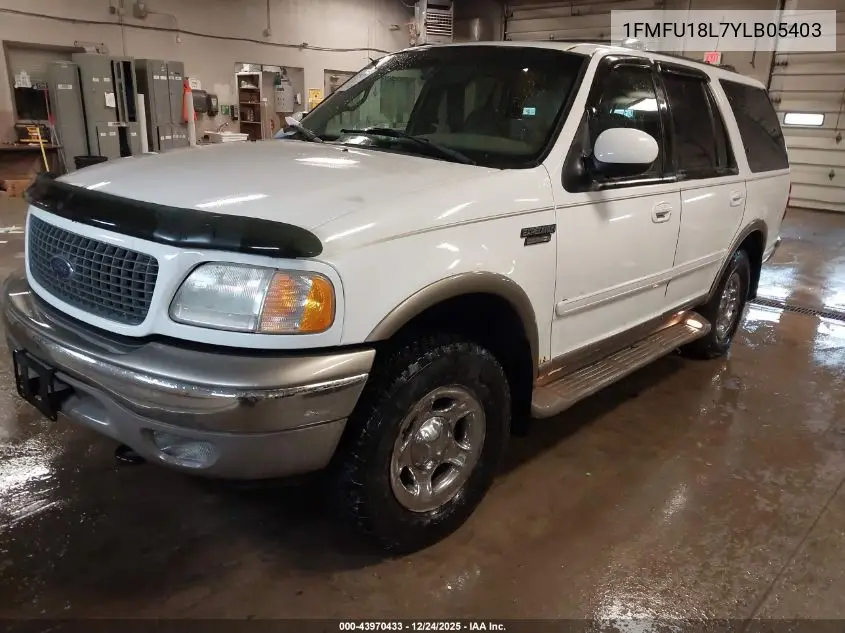 1FMFU18L7YLB05403 2000 Ford Expedition Eddie Bauer