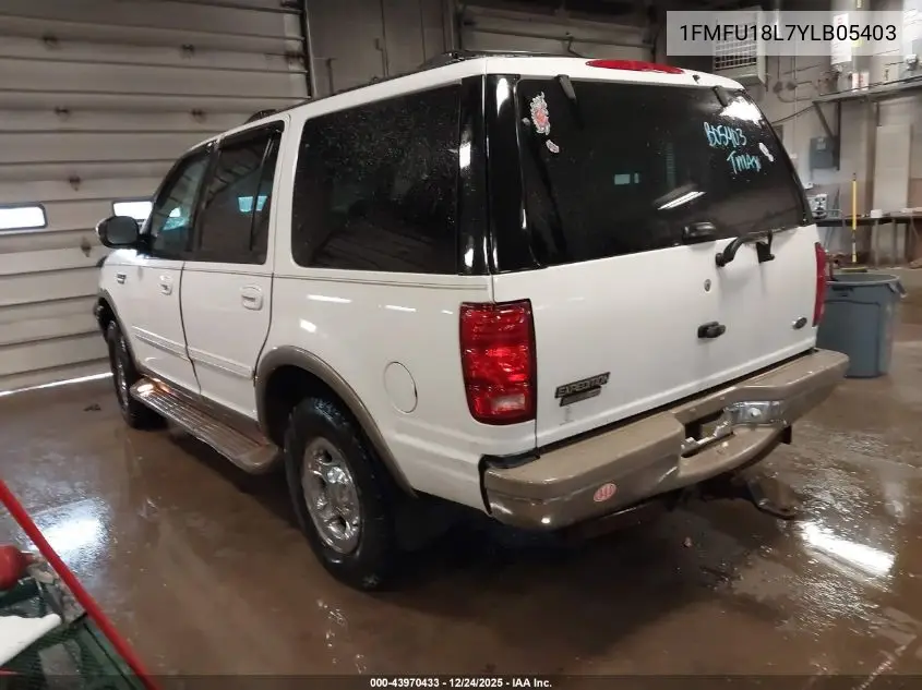 1FMFU18L7YLB05403 2000 Ford Expedition Eddie Bauer