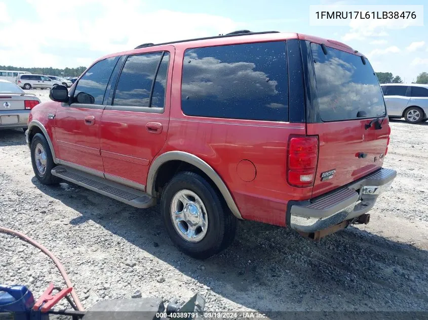 1FMRU17L61LB38476 2001 Ford Expedition Eddie Bauer