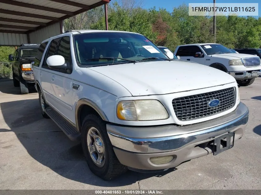 1FMRU17W21LB11625 2001 Ford Expedition Eddie Bauer