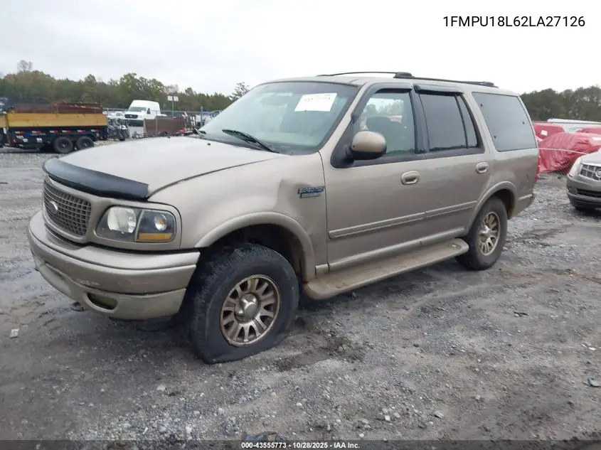 1FMPU18L62LA27126 2002 Ford Expedition Eddie Bauer