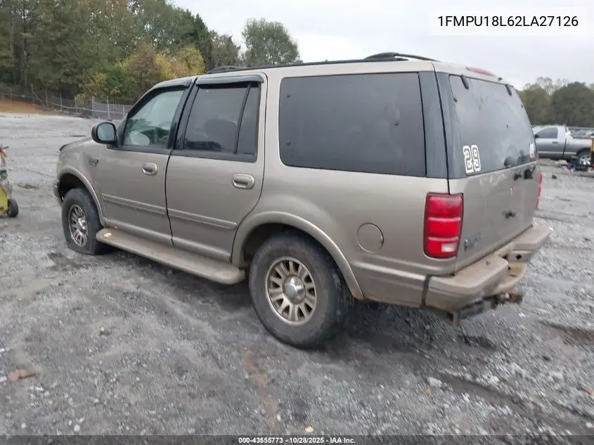 1FMPU18L62LA27126 2002 Ford Expedition Eddie Bauer