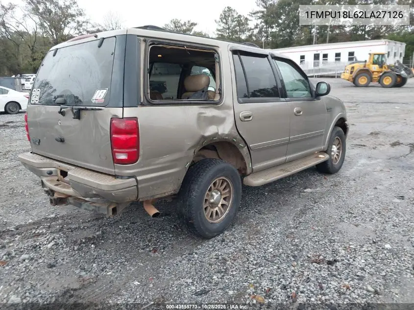 1FMPU18L62LA27126 2002 Ford Expedition Eddie Bauer