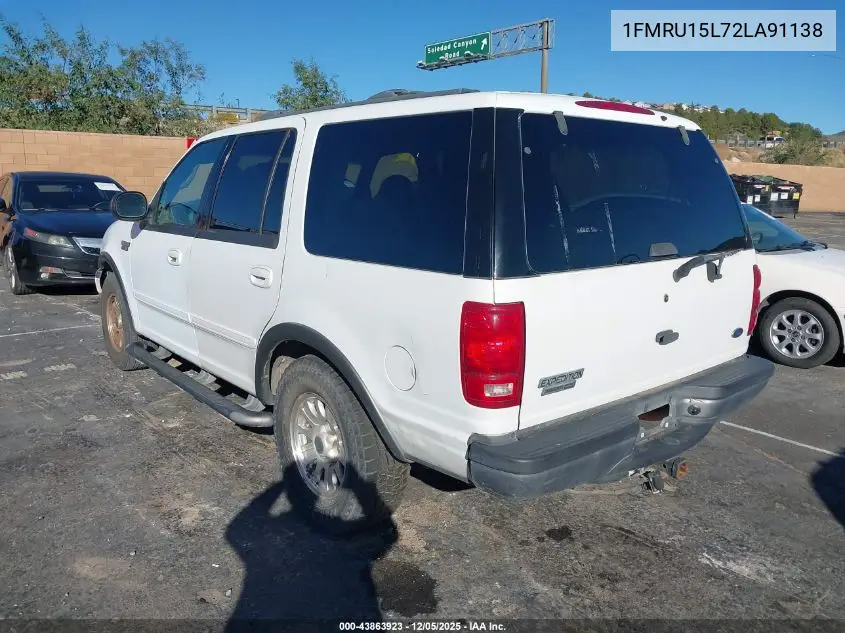 1FMRU15L72LA91138 2002 Ford Expedition Xlt
