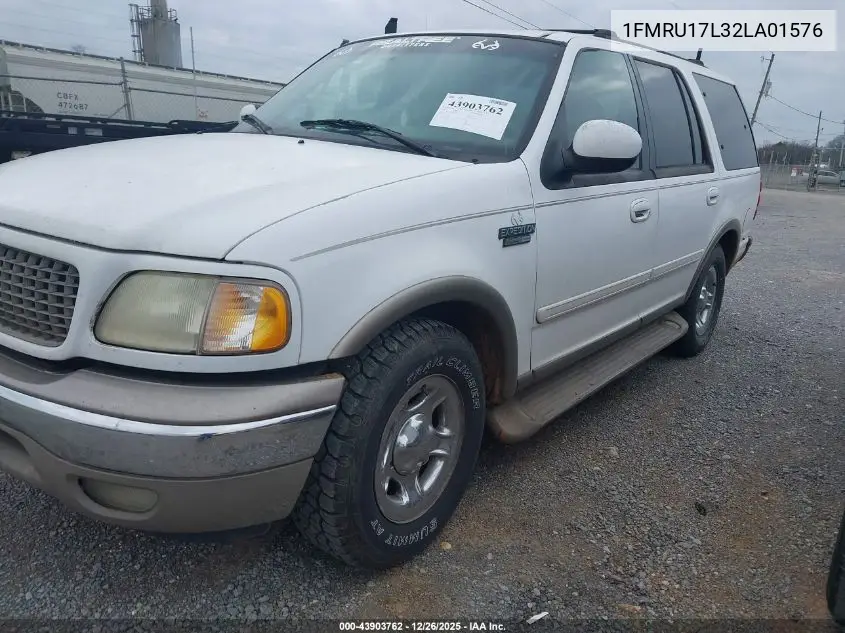 1FMRU17L32LA01576 2002 Ford Expedition Eddie Bauer