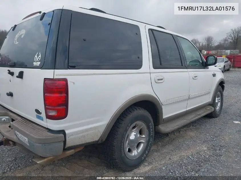 1FMRU17L32LA01576 2002 Ford Expedition Eddie Bauer