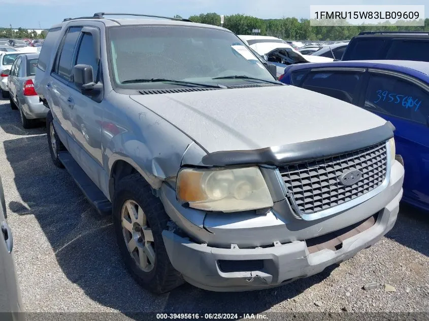 2003 Ford Expedition Xlt VIN: 1FMRU15W83LB09609 Lot: 39495616