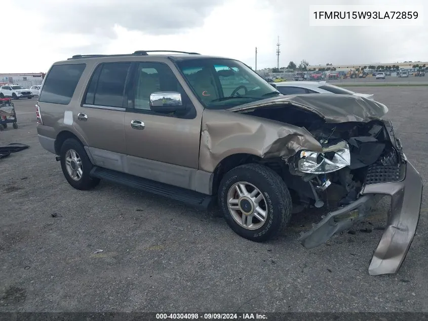 1FMRU15W93LA72859 2003 Ford Expedition Xlt