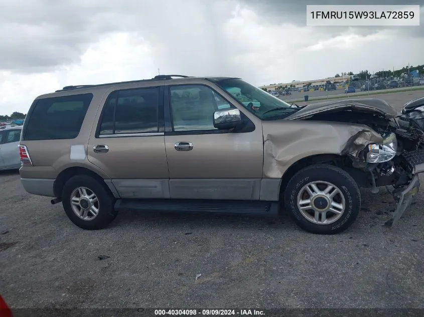 1FMRU15W93LA72859 2003 Ford Expedition Xlt