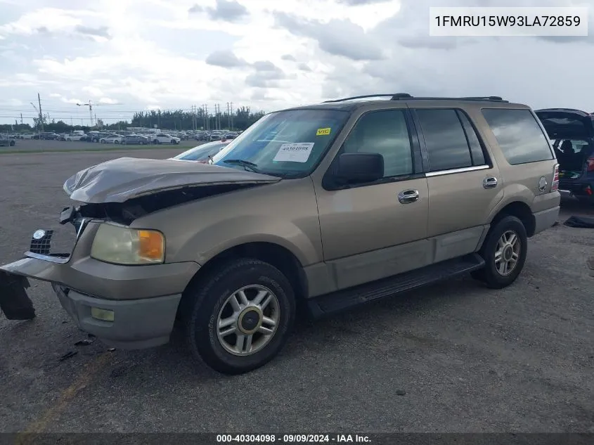 1FMRU15W93LA72859 2003 Ford Expedition Xlt