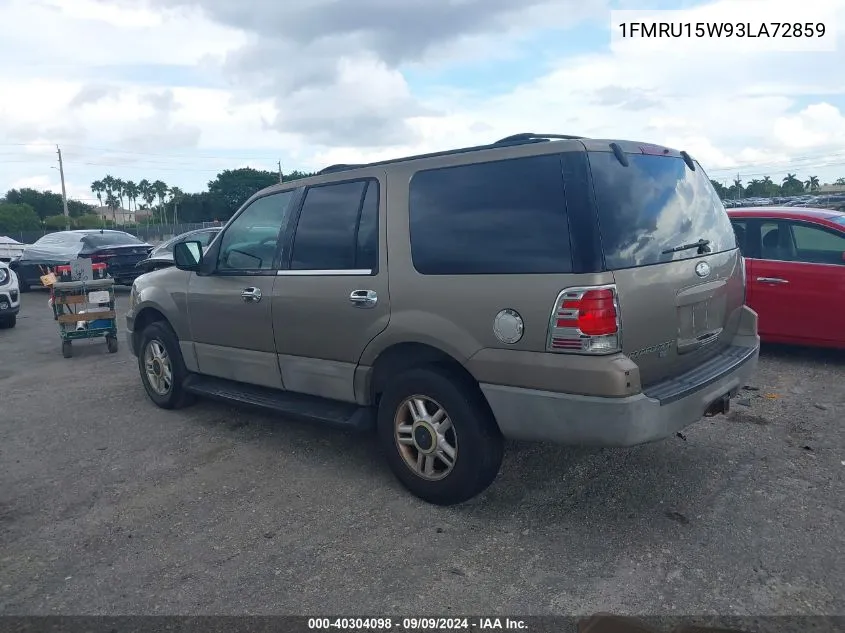 1FMRU15W93LA72859 2003 Ford Expedition Xlt