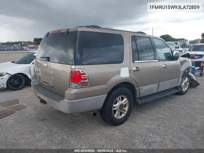 1FMRU15W93LA72859 2003 Ford Expedition Xlt