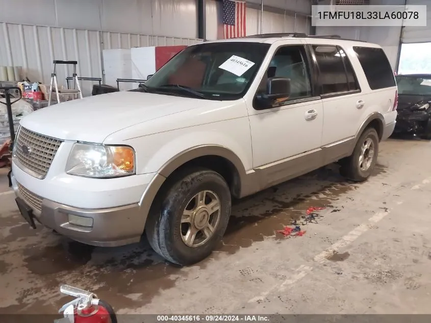 1FMFU18L33LA60078 2003 Ford Expedition Eddie Bauer