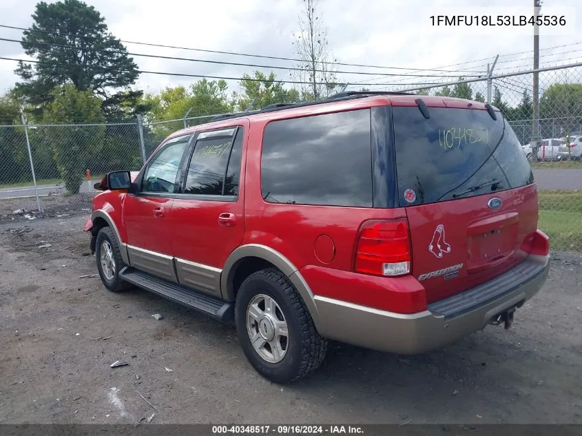 1FMFU18L53LB45536 2003 Ford Expedition Eddie Bauer