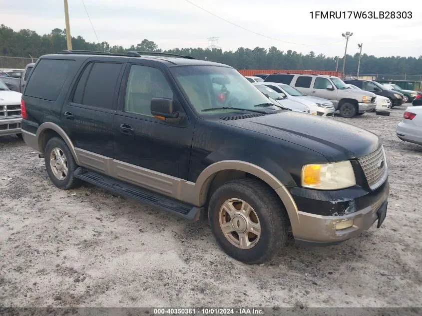 1FMRU17W63LB28303 2003 Ford Expedition Eddie Bauer