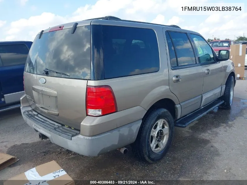 1FMRU15W03LB38764 2003 Ford Expedition Xlt