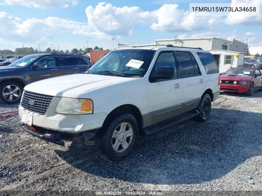 1FMRU15W73LA34658 2003 Ford Expedition Xlt