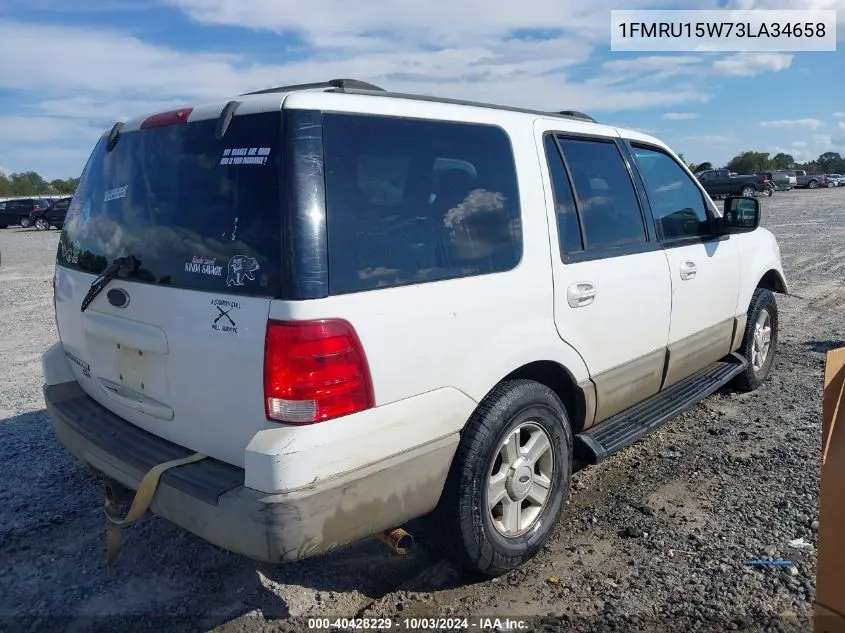 1FMRU15W73LA34658 2003 Ford Expedition Xlt