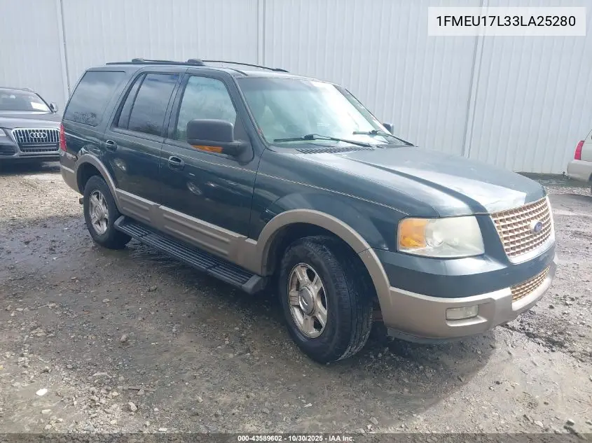 1FMEU17L33LA25280 2003 Ford Expedition Eddie Bauer