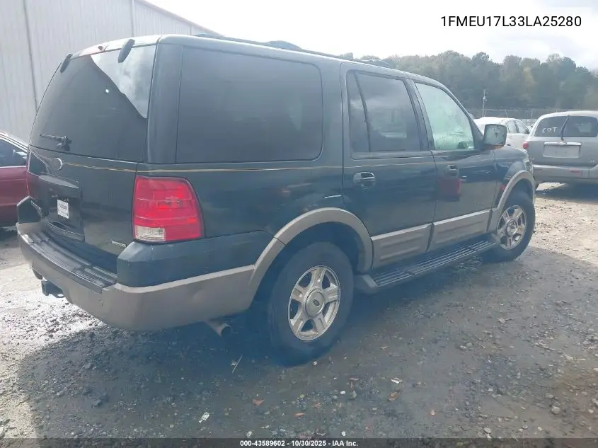 1FMEU17L33LA25280 2003 Ford Expedition Eddie Bauer