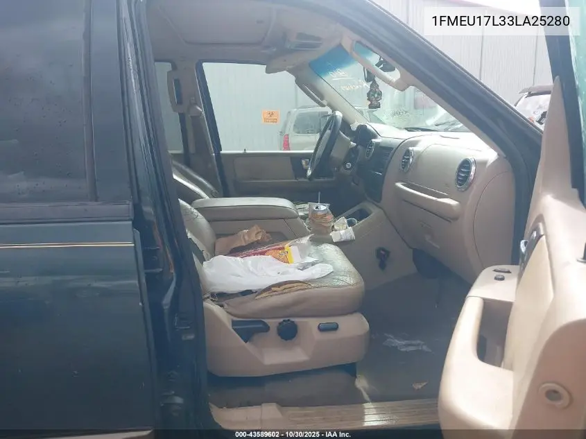 1FMEU17L33LA25280 2003 Ford Expedition Eddie Bauer