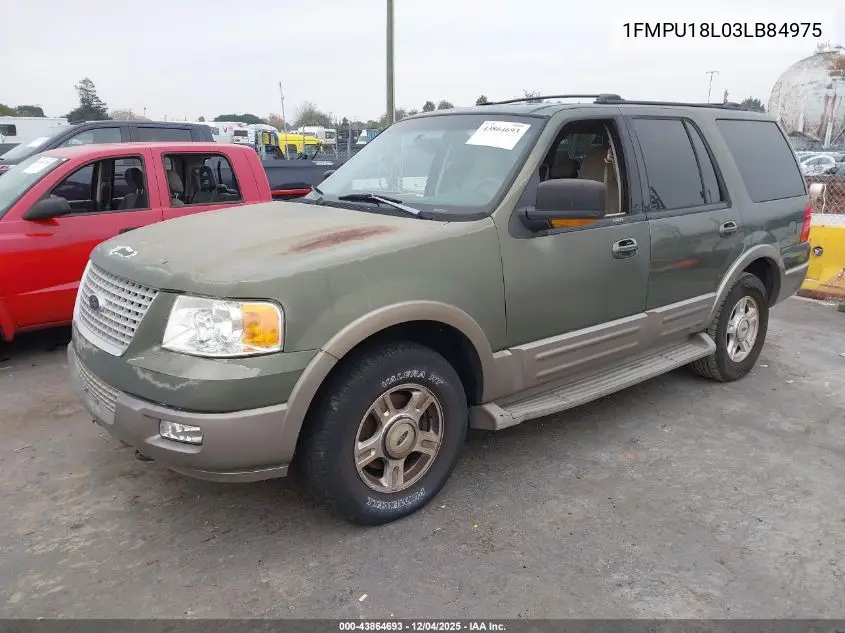 1FMPU18L03LB84975 2003 Ford Expedition Eddie Bauer