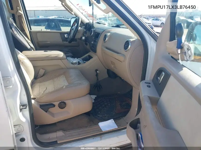 1FMPU17LX3LB76450 2003 Ford Expedition Eddie Bauer