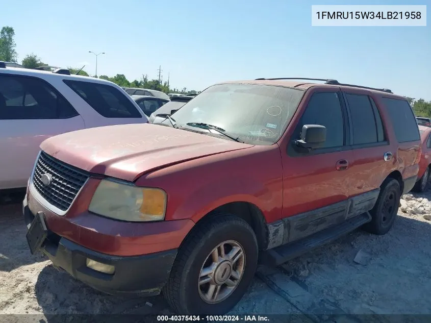 1FMRU15W34LB21958 2004 Ford Expedition Xlt