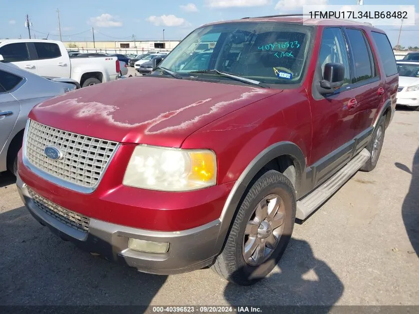 1FMPU17L34LB68482 2004 Ford Expedition Eddie Bauer