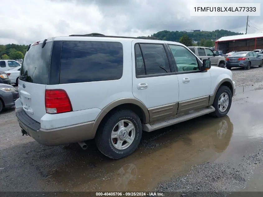 2004 Ford Expedition Eddie Bauer VIN: 1FMFU18LX4LA77333 Lot: 40405706