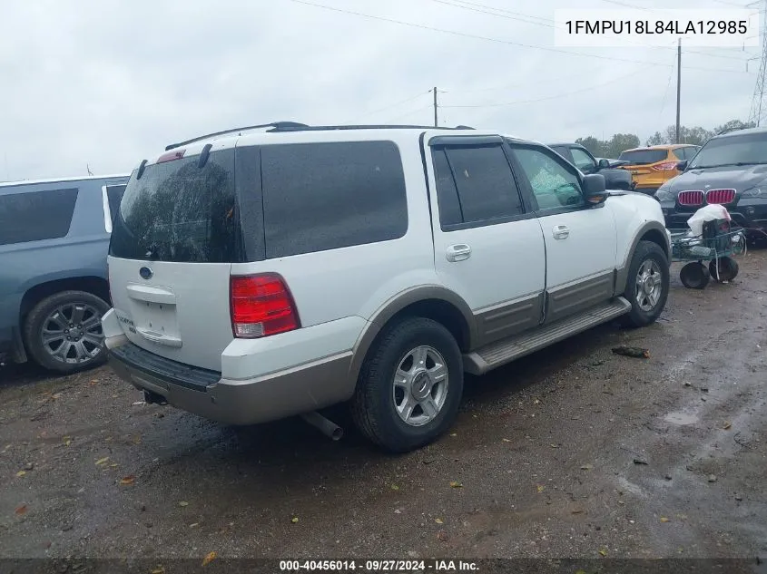 1FMPU18L84LA12985 2004 Ford Expedition Eddie Bauer