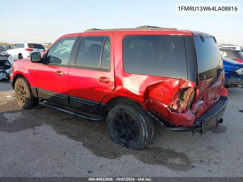 1FMRU13W64LA08816 2004 Ford Expedition Xls