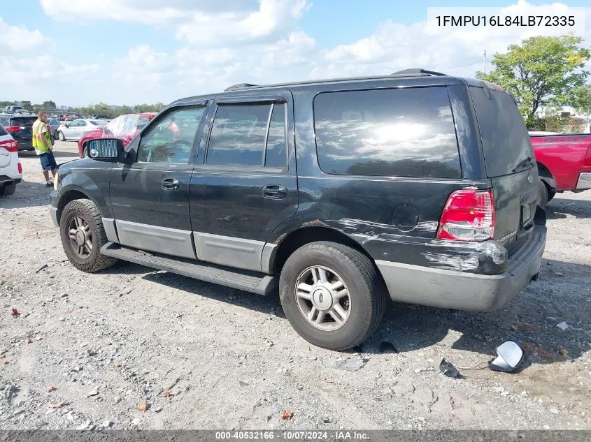 2004 Ford Expedition Xlt VIN: 1FMPU16L84LB72335 Lot: 40532166