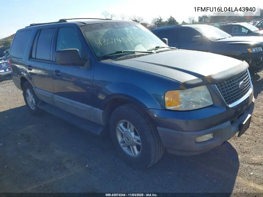 1FMFU16L04LA43940 2004 Ford Expedition Nbx/Xlt