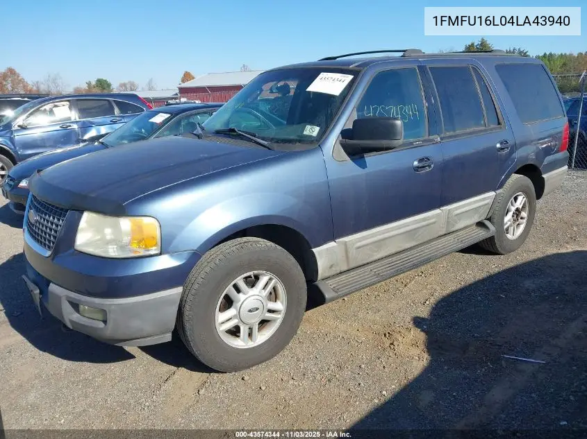 1FMFU16L04LA43940 2004 Ford Expedition Nbx/Xlt