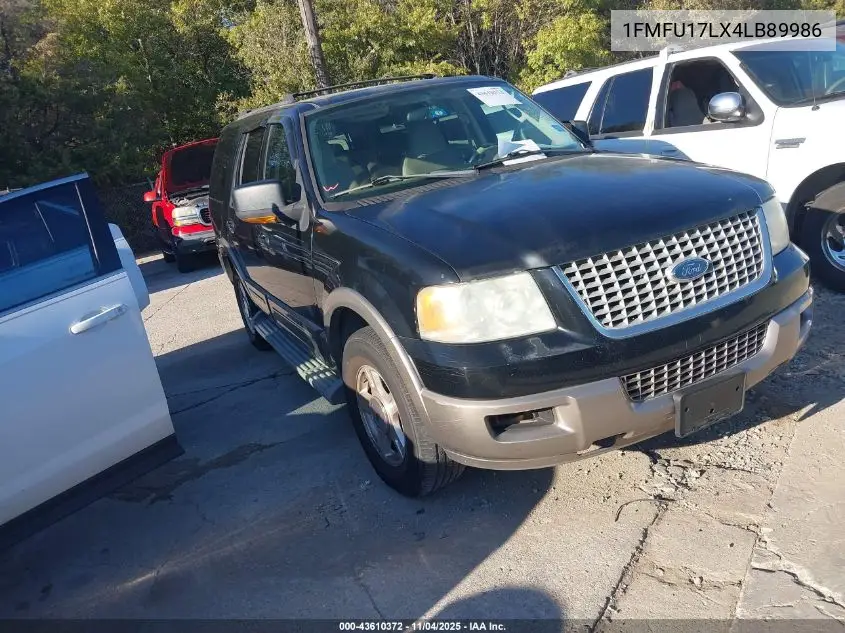 1FMFU17LX4LB89986 2004 Ford Expedition Eddie Bauer