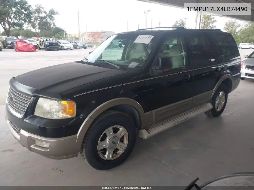 1FMPU17LX4LB74490 2004 Ford Expedition Eddie Bauer