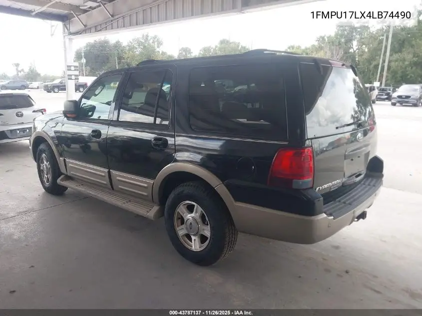 1FMPU17LX4LB74490 2004 Ford Expedition Eddie Bauer