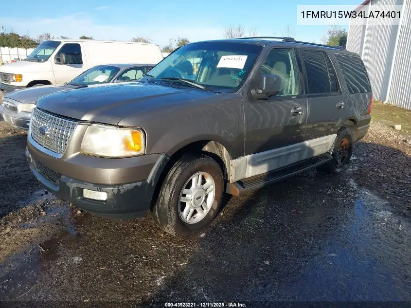 1FMRU15W34LA74401 2004 Ford Expedition Xlt